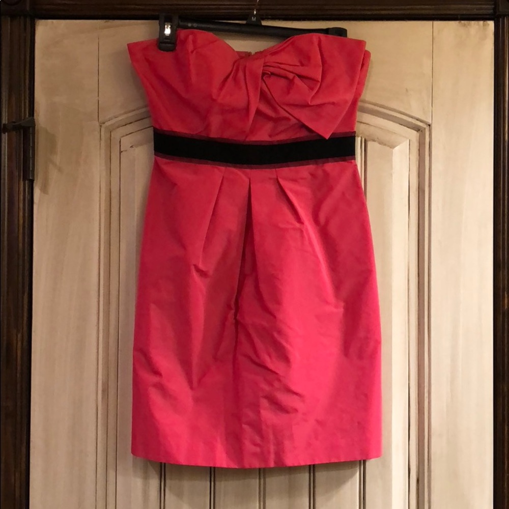 Bcbg pink taffeta dress, size 6